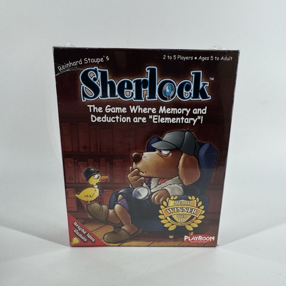 Reinhard Staupes Sherlock Memory Game Card Game for Kids Family Game NEW Sealed